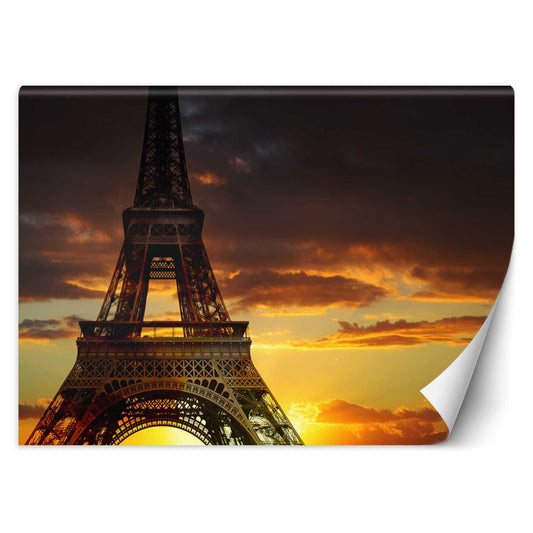 Wallpaper, The eiffel tower at sunset