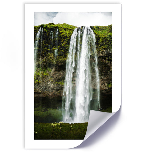 Poster, Waterfall in the green mountains