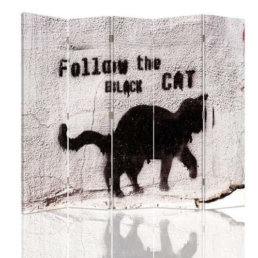 Room divider, Follow the black cat