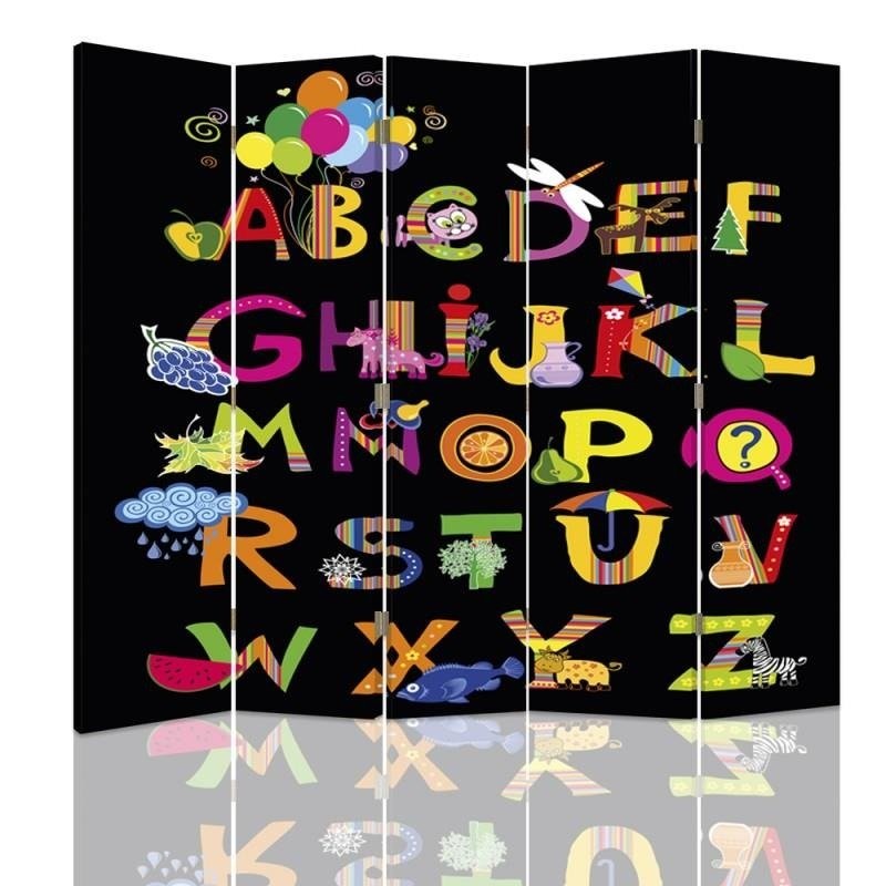 Room divider, Cheerful alphabet