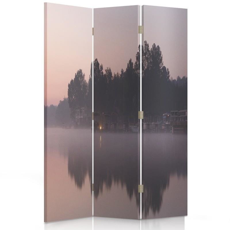 Room divider, Lake in the morning