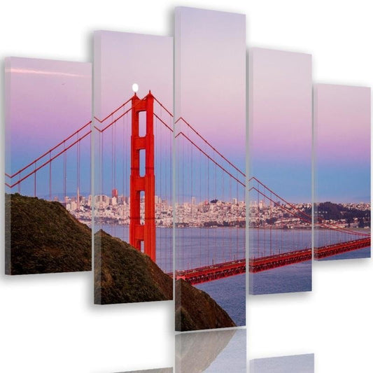 Paveikslai Ant Drobės Golden Gate Tiltas
