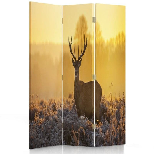 Room divider, Deer in the sunset