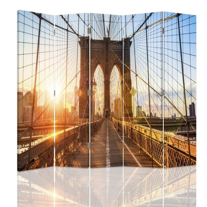 Room divider, Sunrise on the bridge