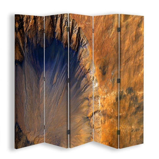 Room divider, Rusty abstraction