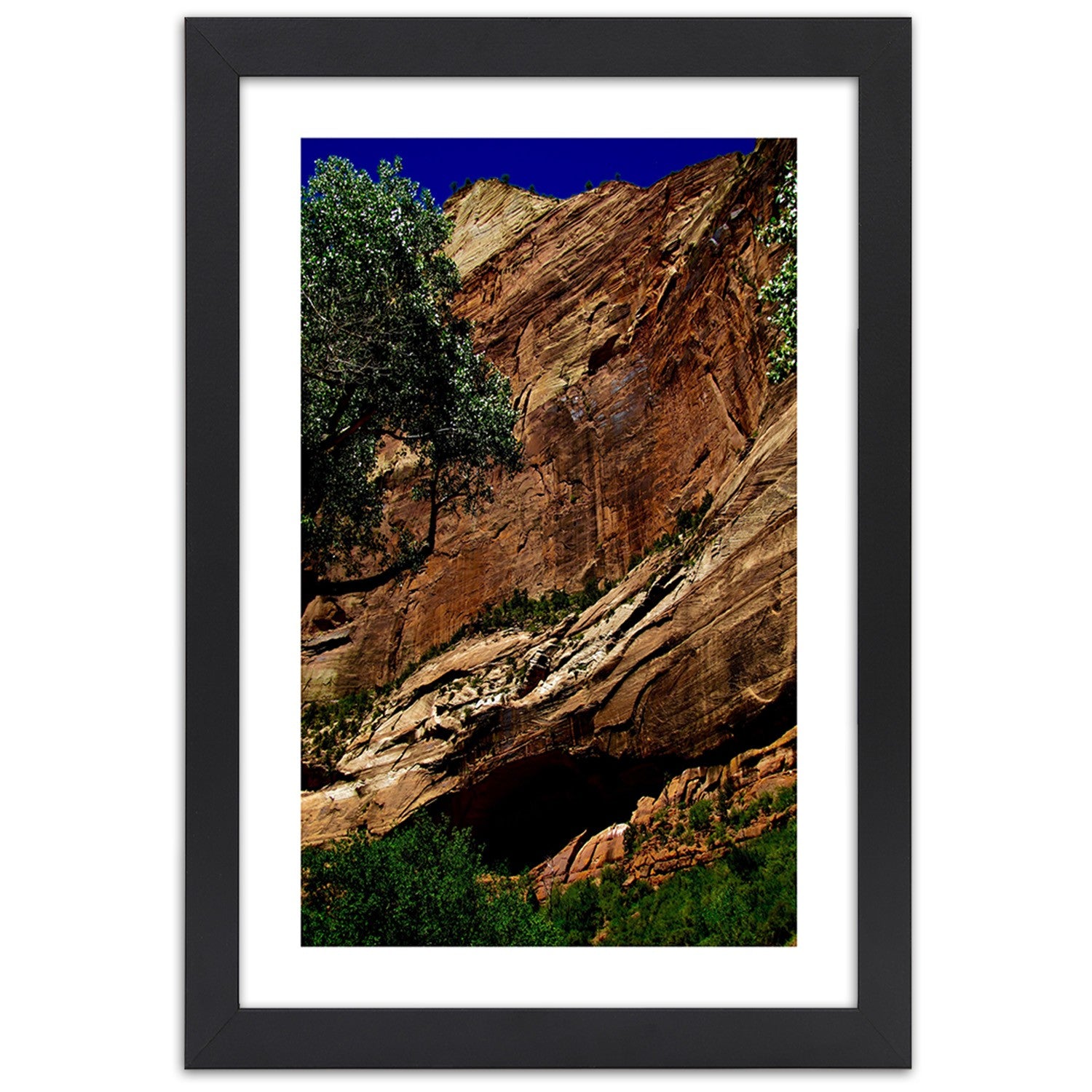 Picture in frame, Rocky landscape