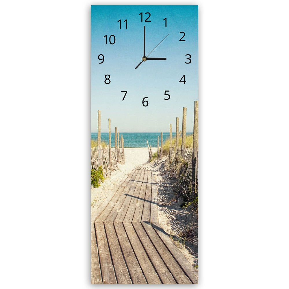 Wall clock, Path to the beach