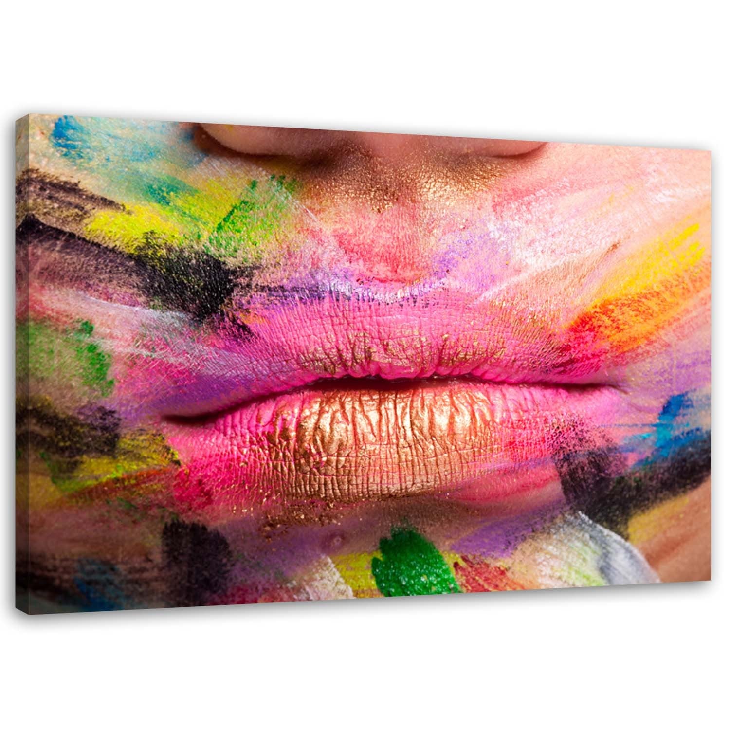 Canvas, Colourful lips