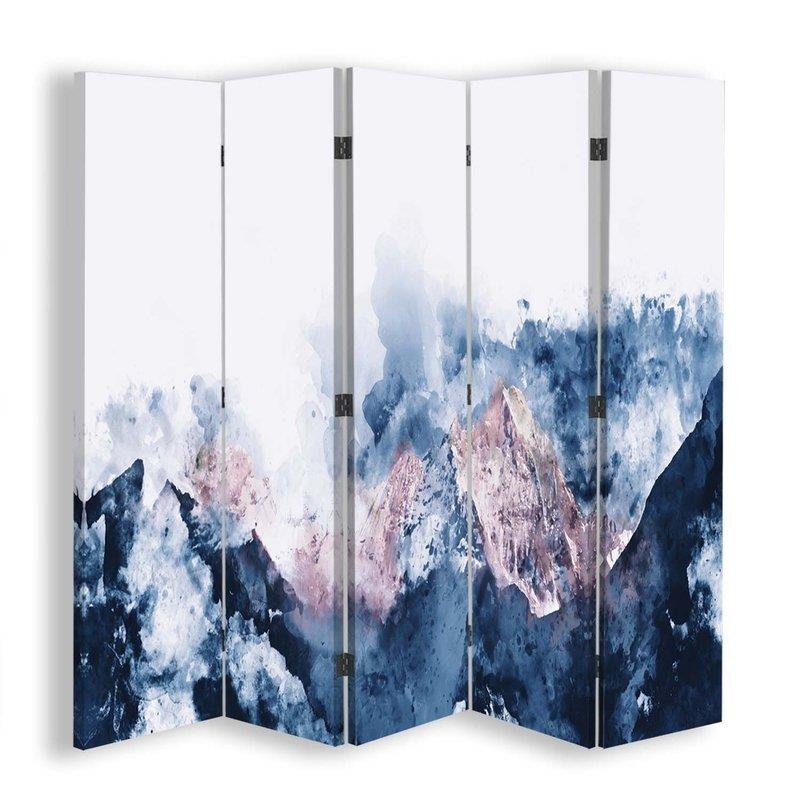 Room divider, Snowy peaks in the clouds