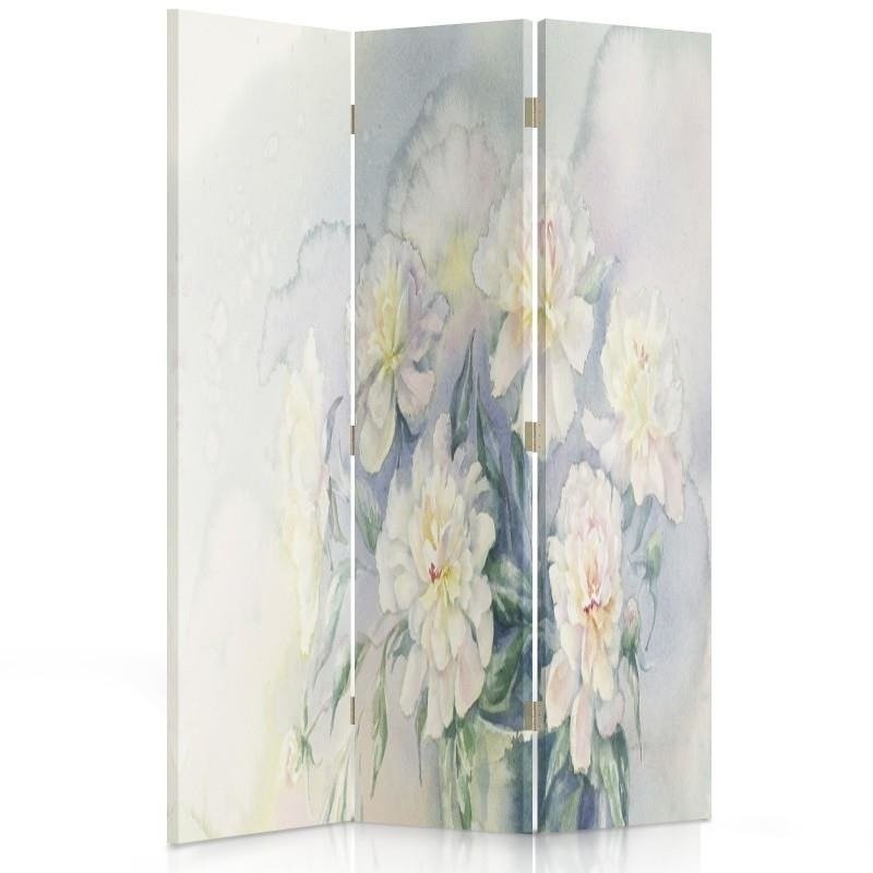 Room divider, Delicate pastel flowers