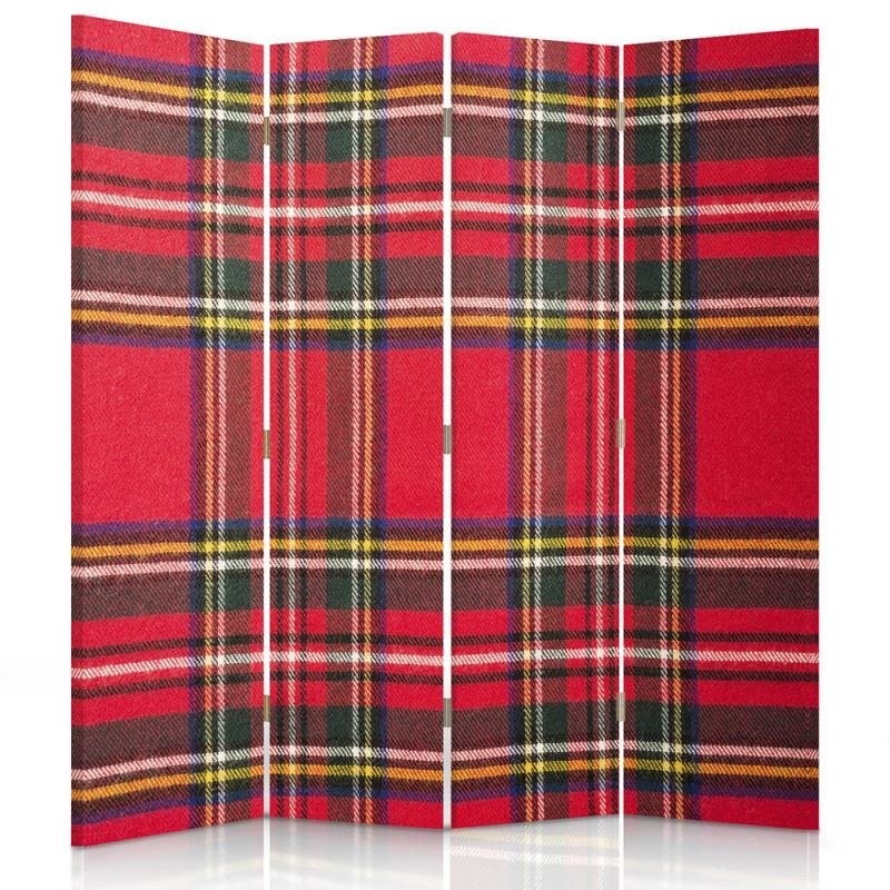 Room divider, Scottish check