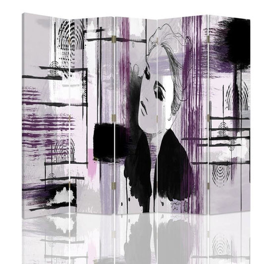 Room divider, Abstract with woman