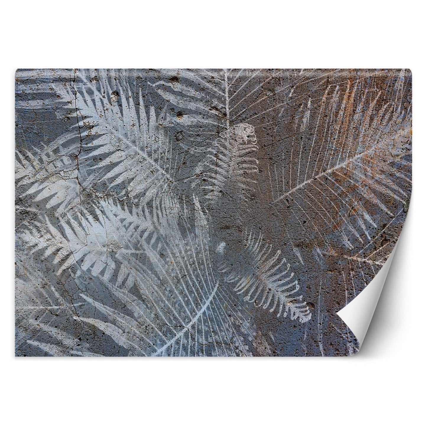 Wallpaper, Palm leaves on concrete