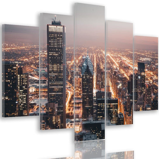 Canvas, Skyscrapers at night