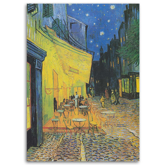 Paveikslas Ant Drobės Kavinės Terasa Naktyje - V. Van Gogh Reprodukcija