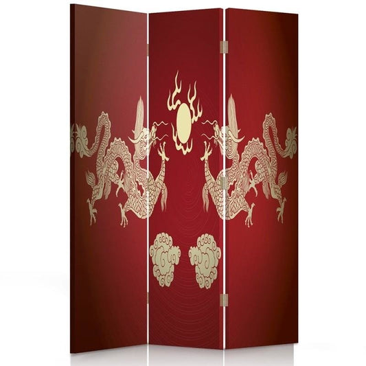 Room divider, Red dragons