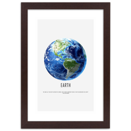 Picture in frame, Planet earth