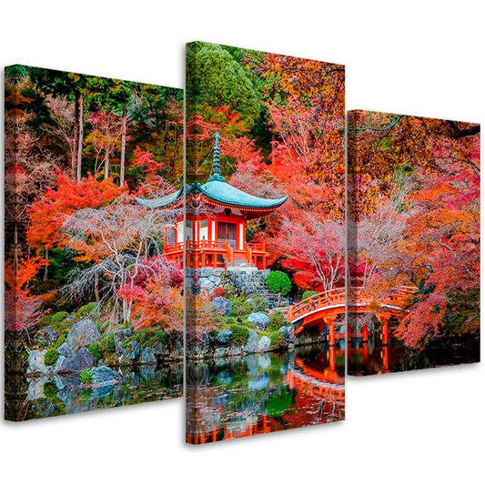 Canvas, Japanese garden