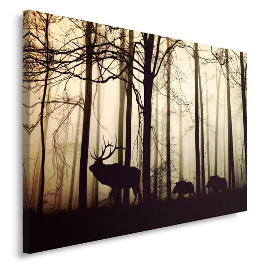 Canvas, Animals in the forest