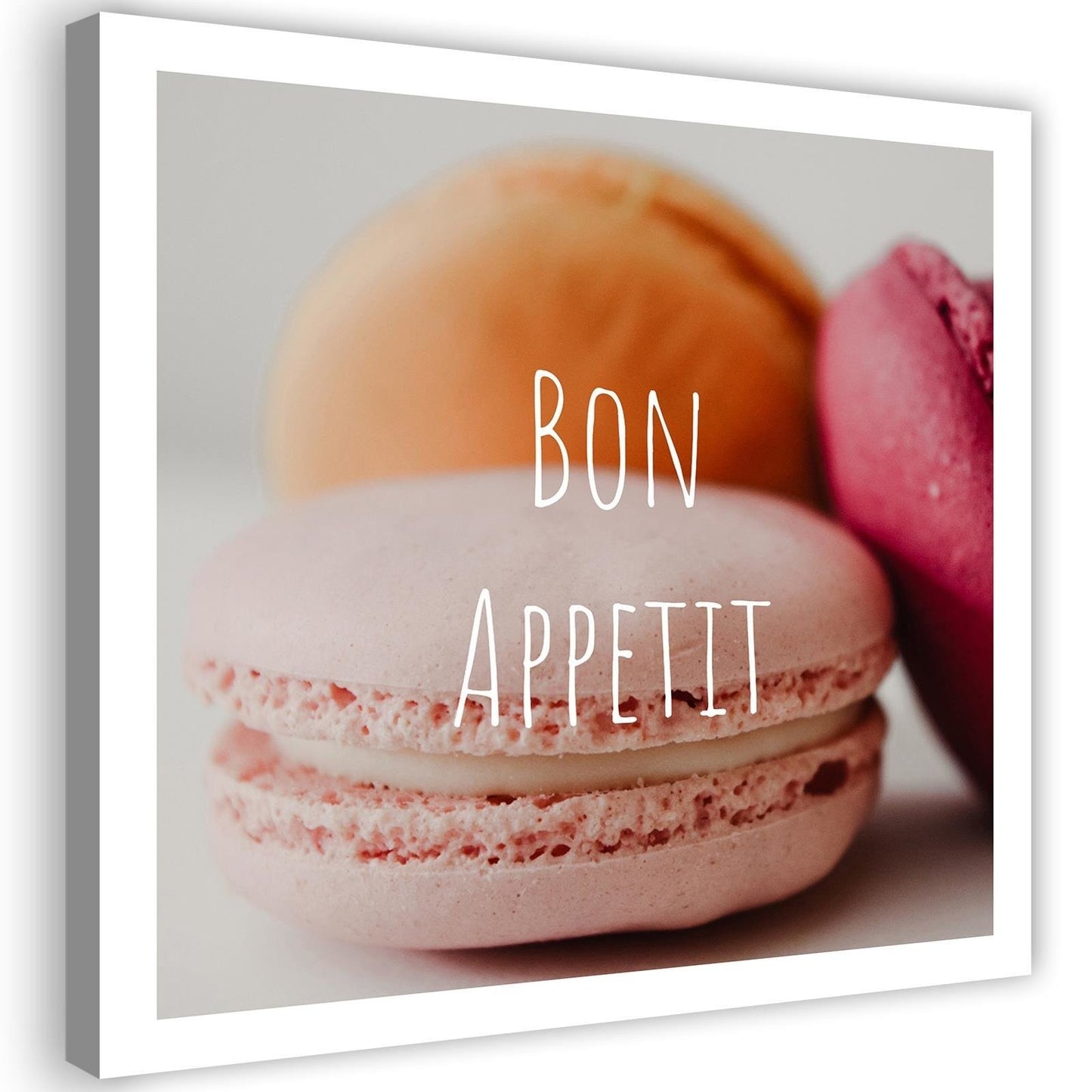 Canvas, Macaroons - bon apetit