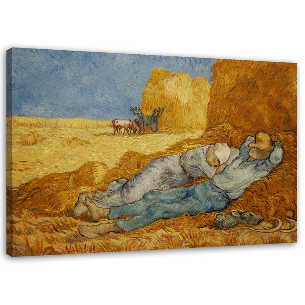 Canvas, Siesta - v. van gogh reproduction