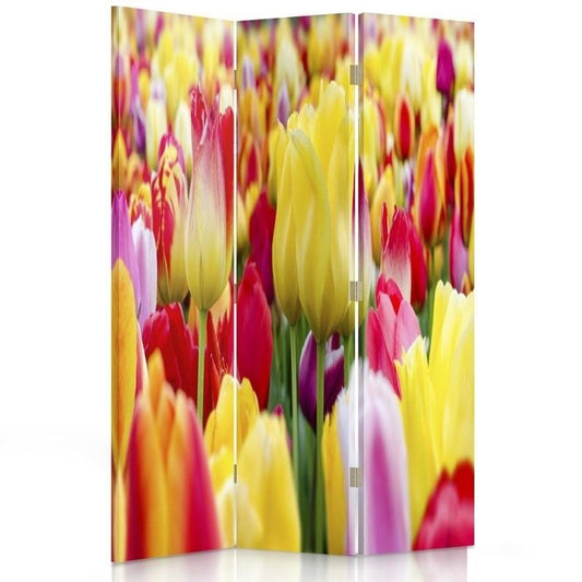 Room divider, Multicoloured tulips