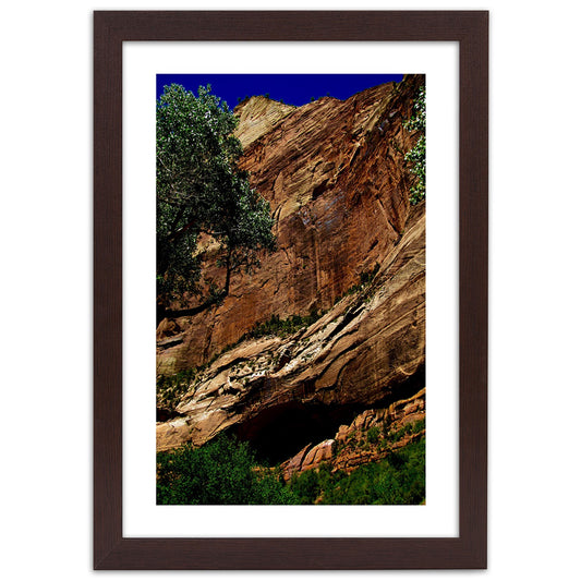 Picture in frame, Rocky landscape
