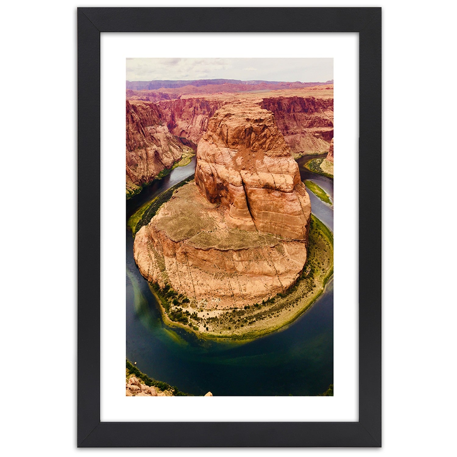 Picture in frame, Rocks of the grand canyon