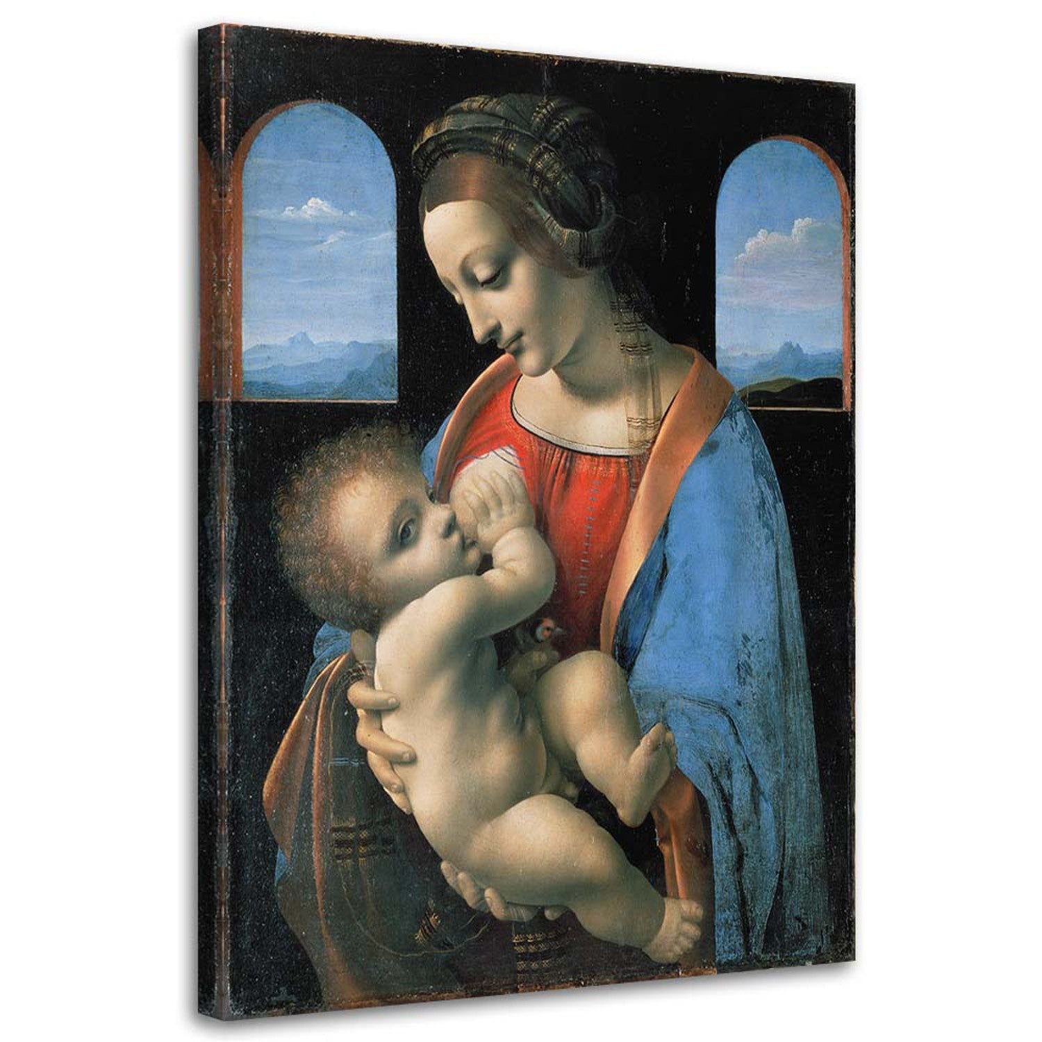 Canvas, Madonna litta - da vinci reproduction