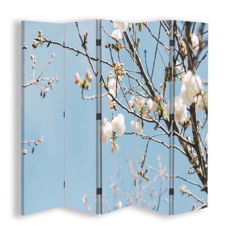 Room divider, Flowering flowers on a branch