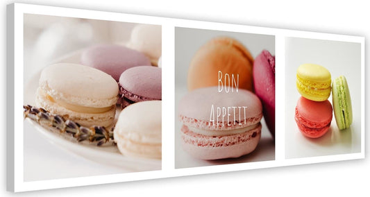 Canvas, Tempting macaroons set