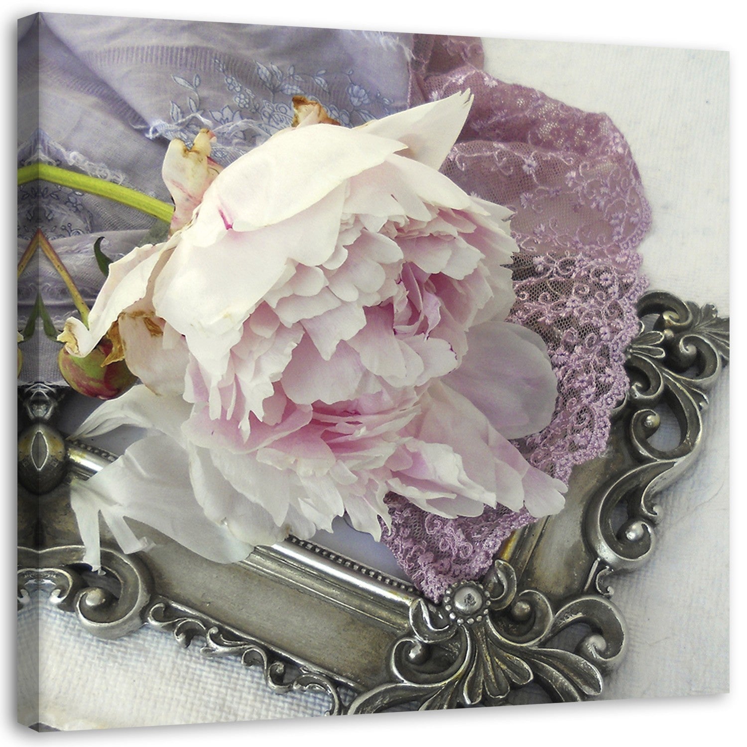 Canvas, Rose on mirror