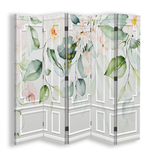 Room divider, Green leaves