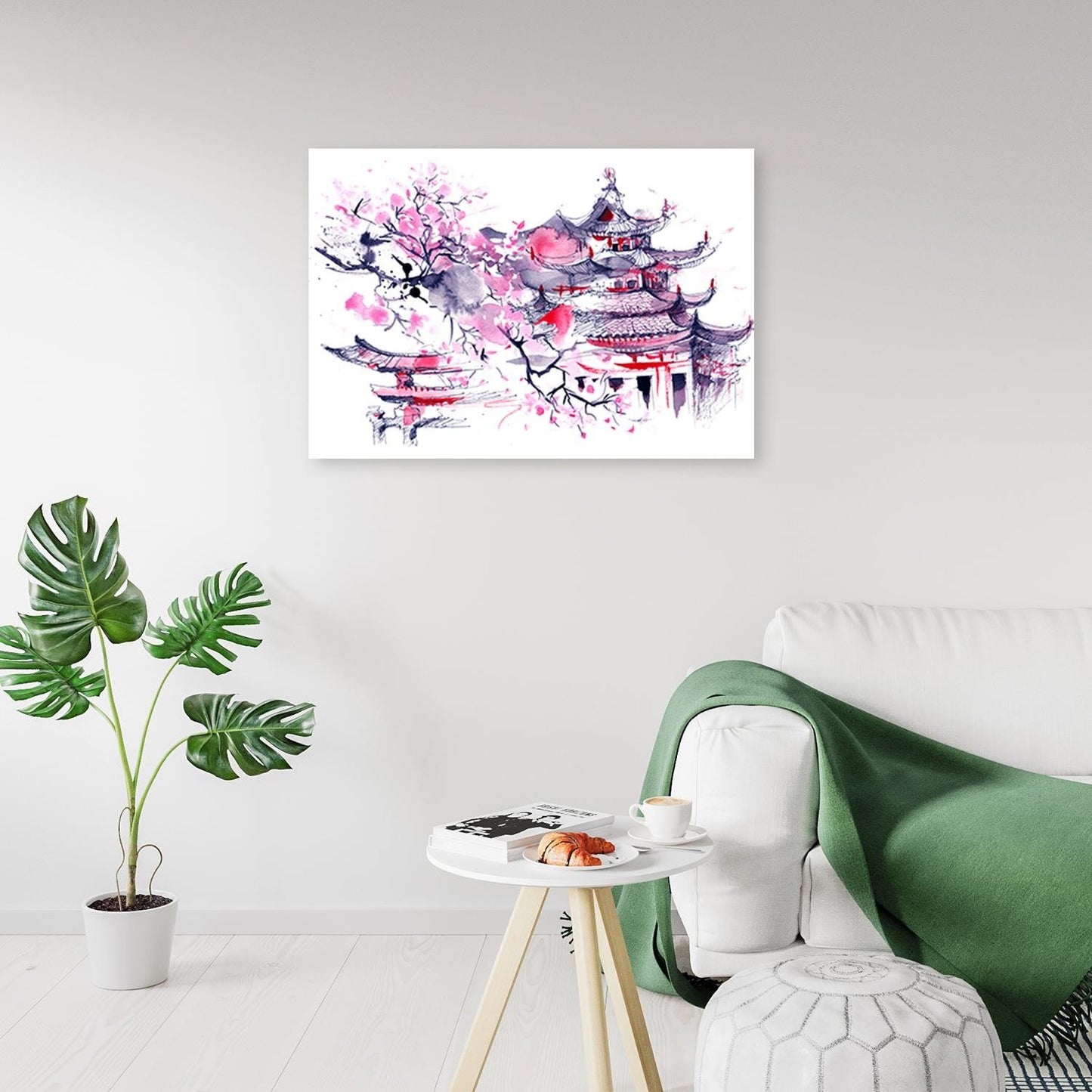 Paveikslas Ant Drobės Japoniškas Koloražas