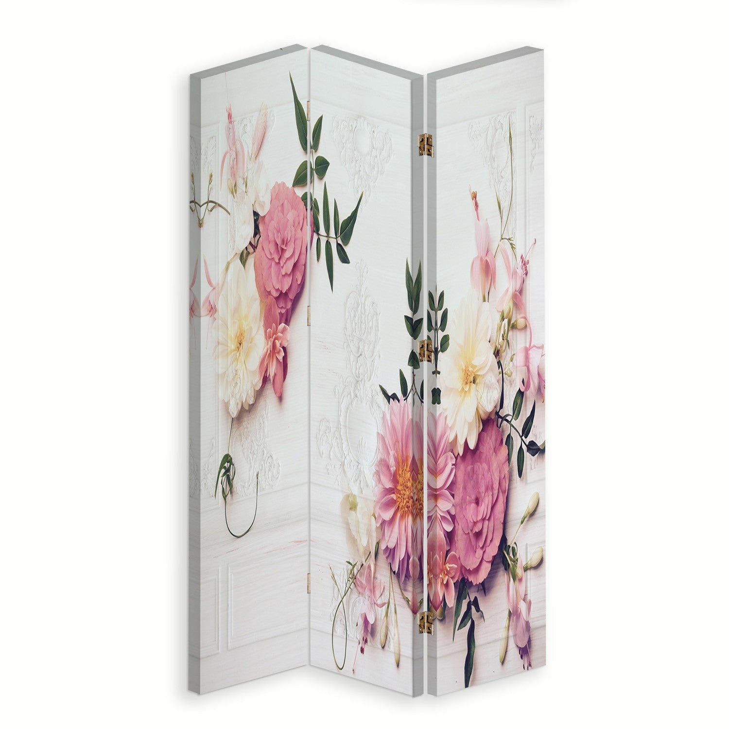 Room divider, Pink flowers