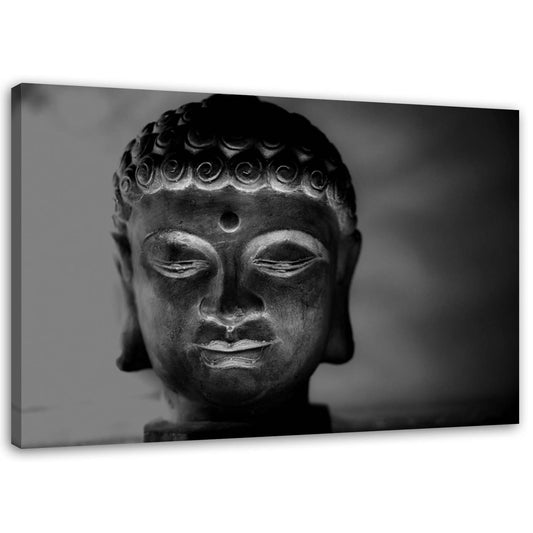 Canvas, Illuminated buddha's head