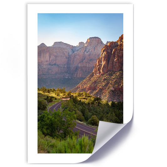 Poster, Mountain road