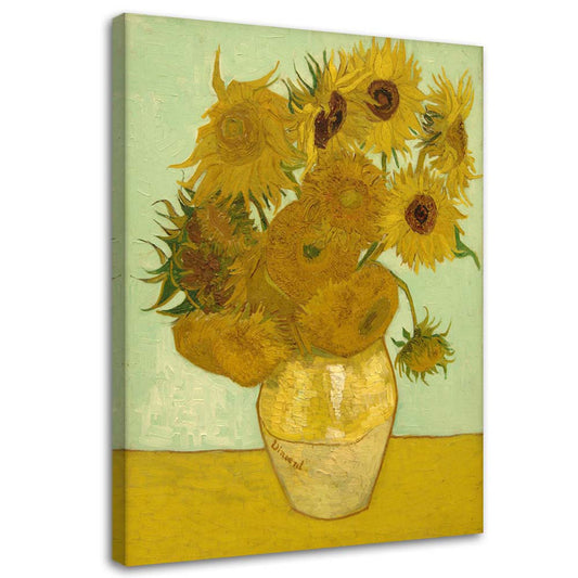 Canvas, Sunflowers - v. van gogh reproduction