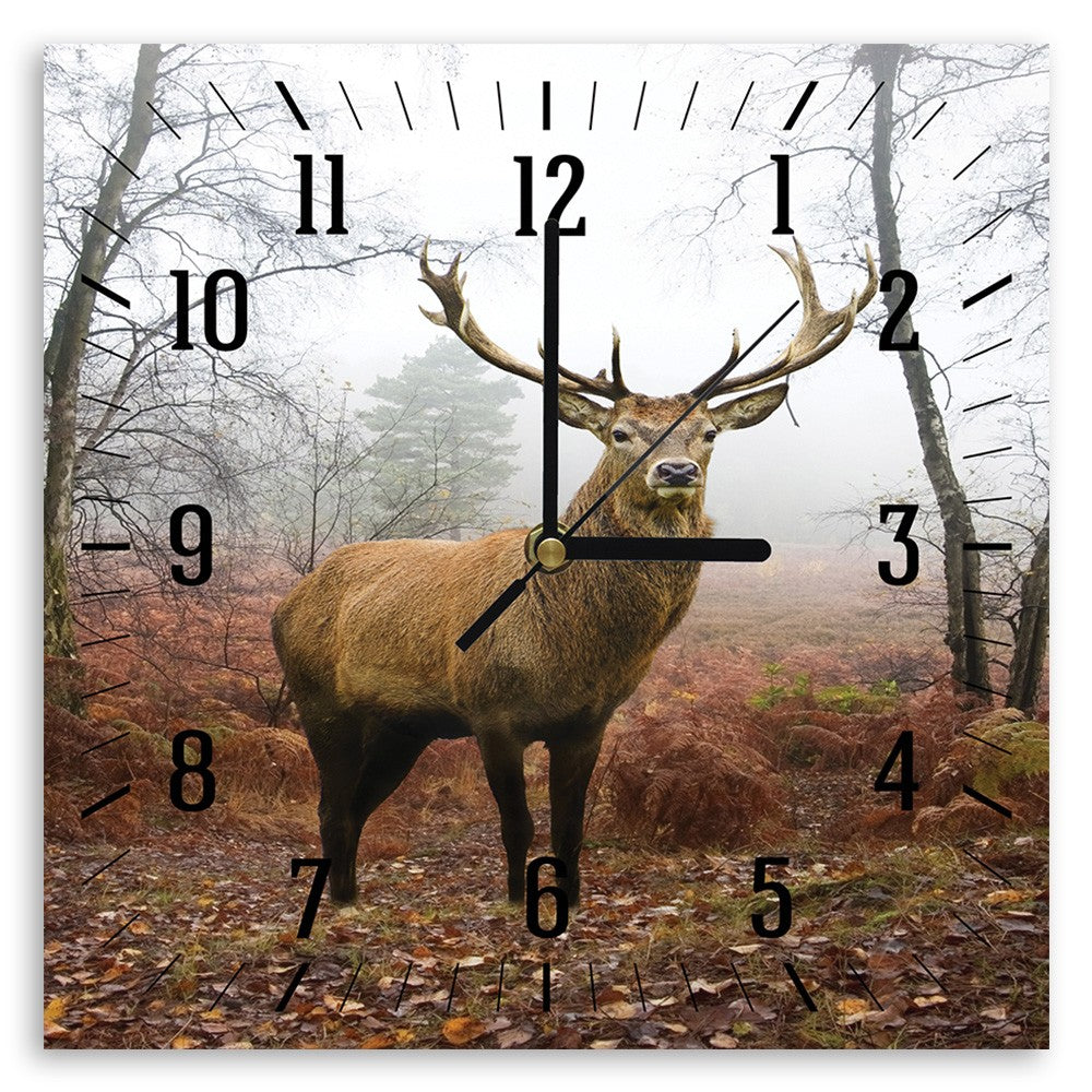 Wall clock, Deer