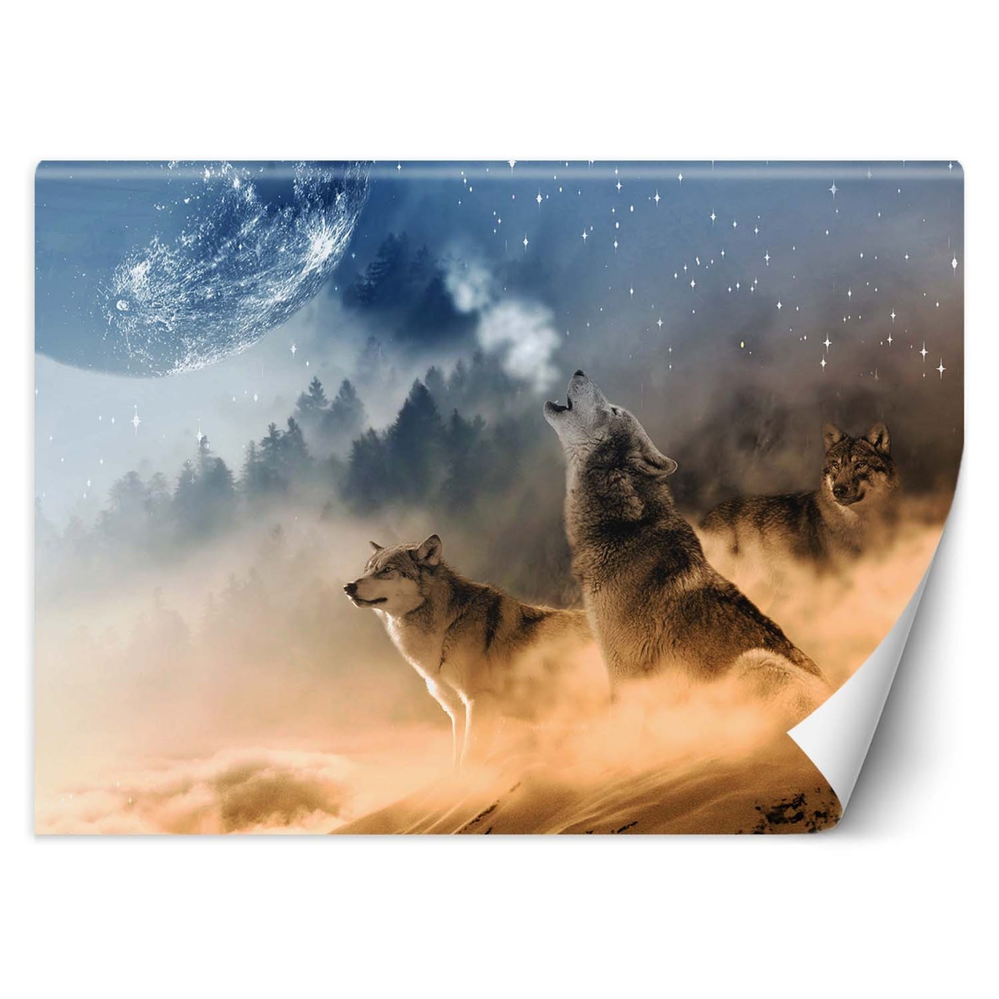 Wallpaper, Howling wolves