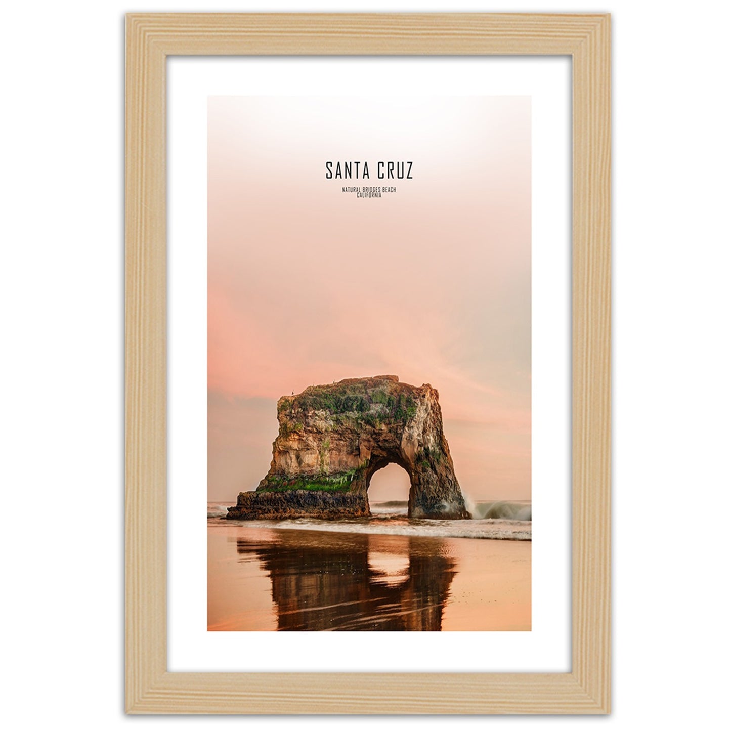 Picture in frame, Santa cruz