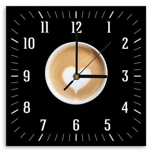 Wall clock, Coffee with a heart