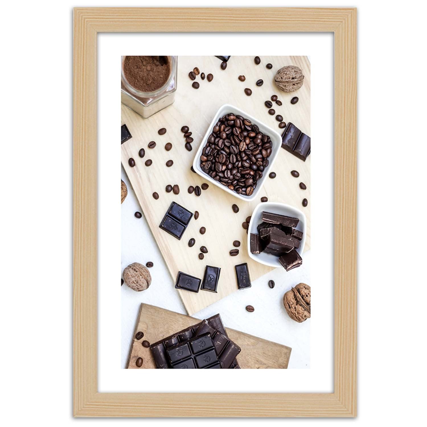 Picture in frame, Coffee mess