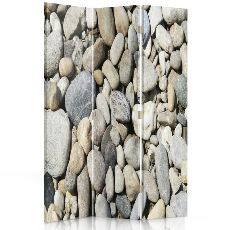 Room divider, Stones on the beach