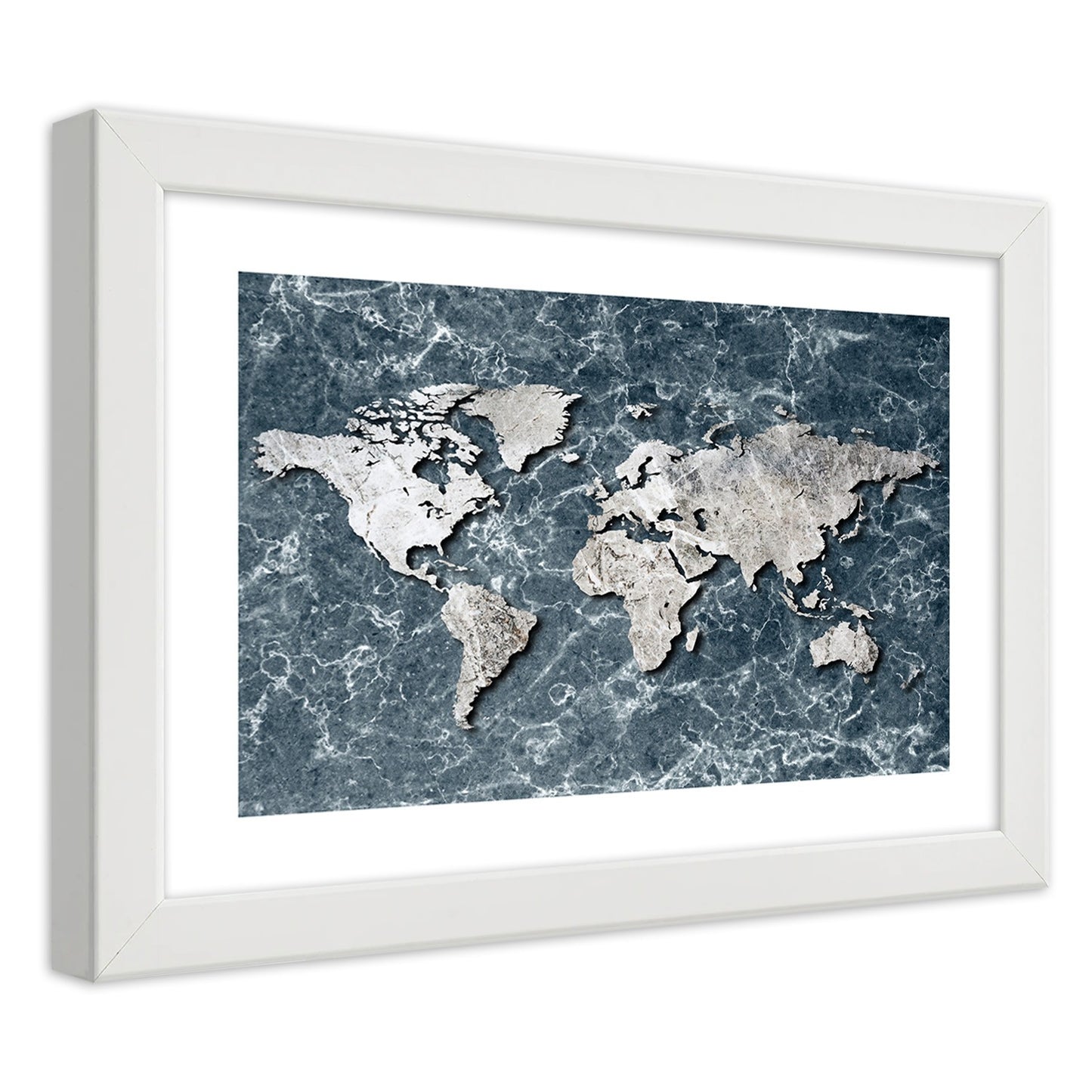 Paveikslas Pasaulio Žemėlapis Marmuras