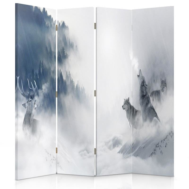 Room divider, Animals in winter