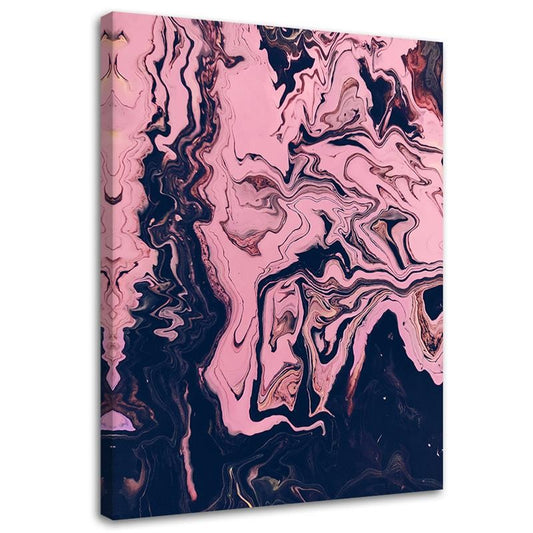 Canvas, Abstract painted in pink