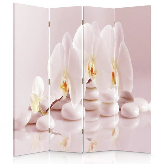 Room divider, Zen orchids