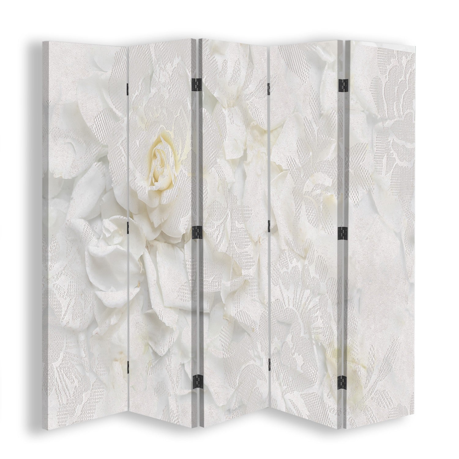 Room divider, White flowers