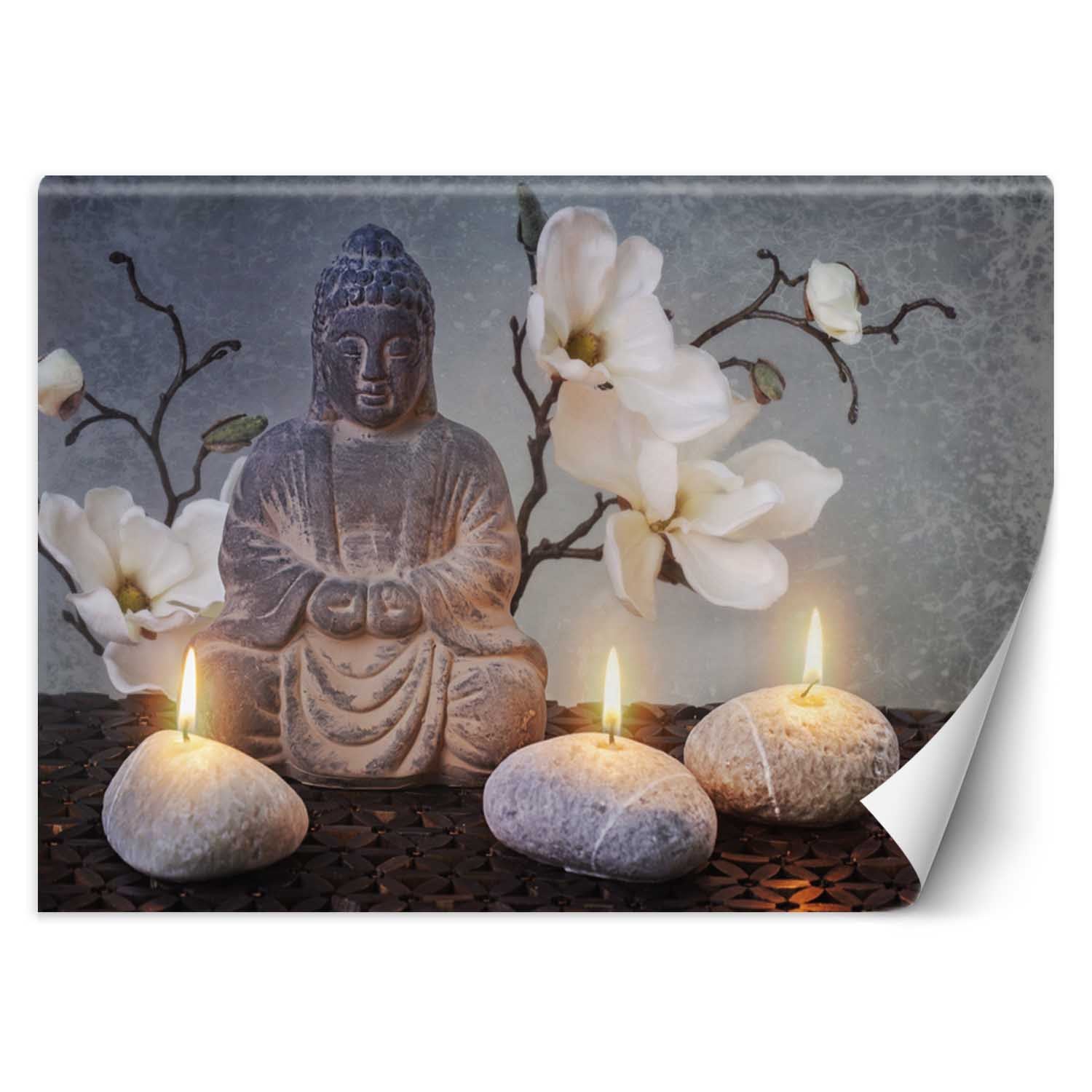 Wallpaper, Buddha with candles